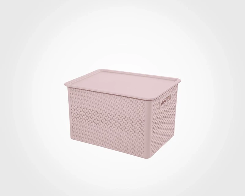 باکس نظم دهنده لیمون دربدار بزرگ طرح بافت (الوان) کد 215835 (پس کرایه)