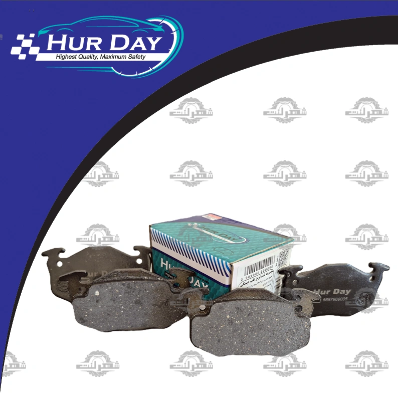 لنت ترمز عقب پژو 206 تیپ 5 مدل 1380تا1392 هوردی (HurDay)