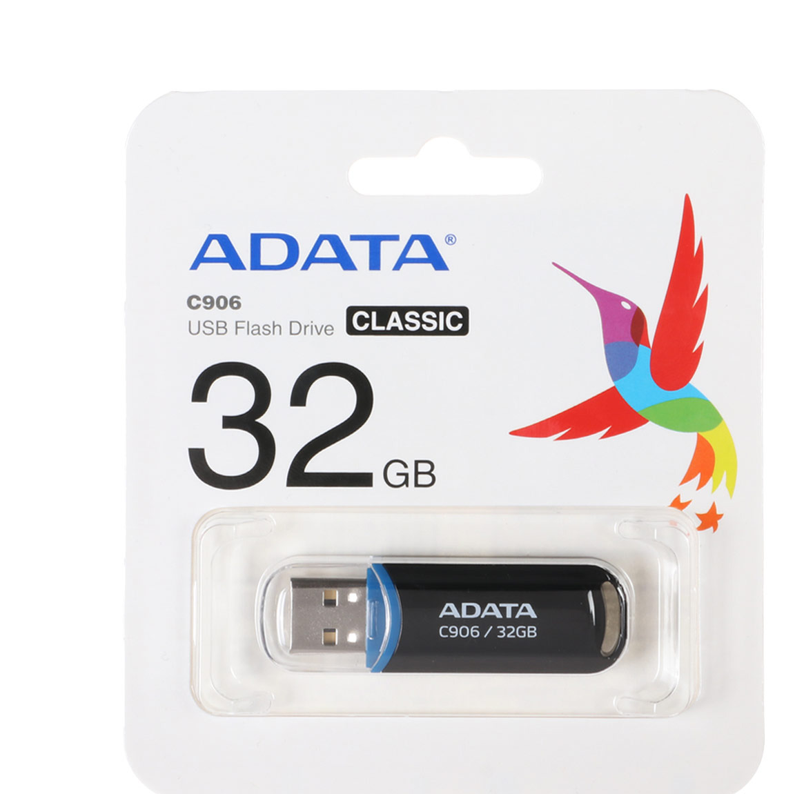 فلش 32GB USB2 ADATA C906 مشکی