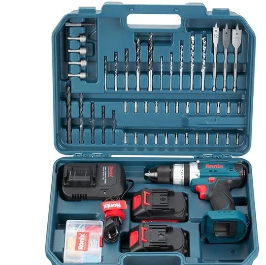 کیت دریل شارژی 20 ولت رونیکس مدل RS-8619