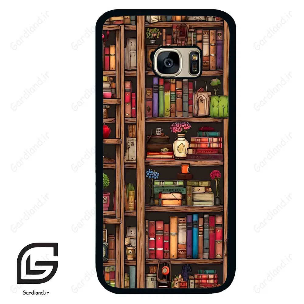 قاب گوشی سامسونگ اس 7 (Galaxy S7 ) طرح کتابخانه کد 2537 گادرلند نئو