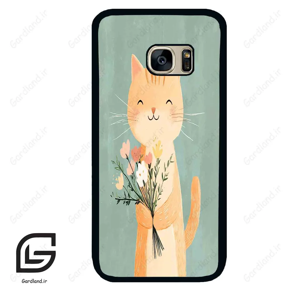 قاب گوشی سامسونگ اس 7 (Galaxy S7 ) طرح گربه کد 2619 گادرلند نئو