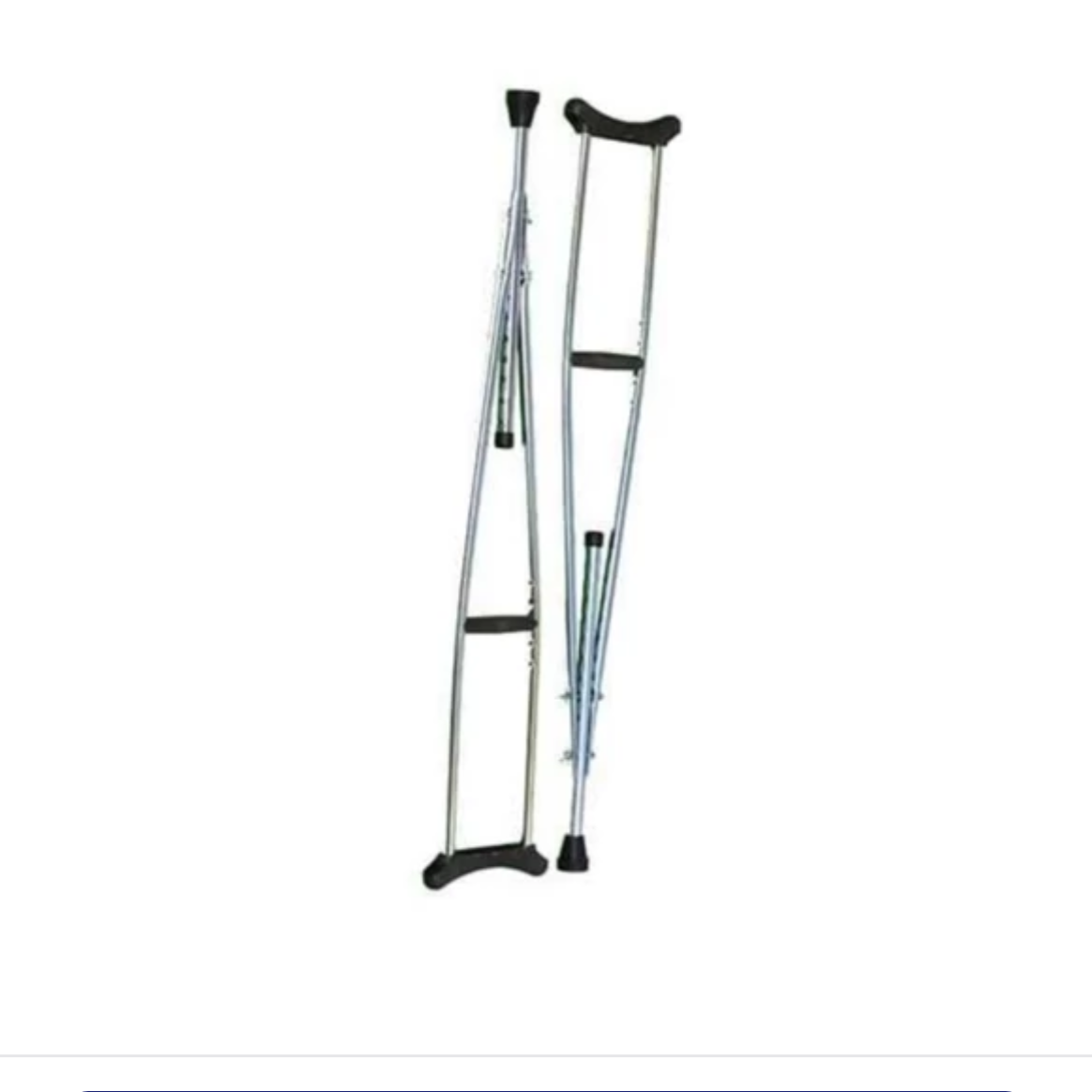 عصا زیربغل بزرگسال گالوانیزه عمده مجموعه 5 جفتی 