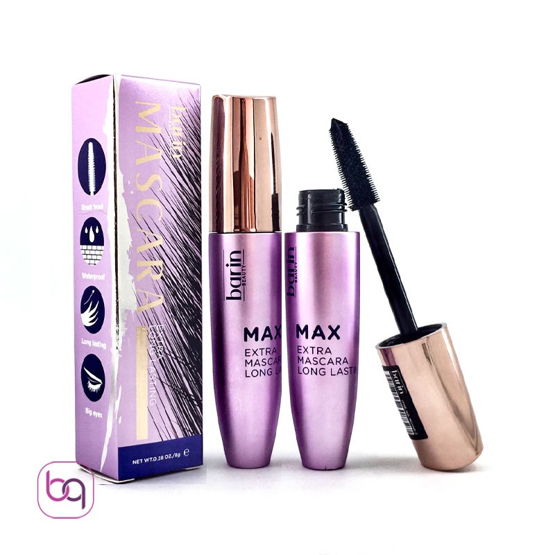 ریمل چشم حجم دهنده BARIN beauty مدل مکس اکسترا MAX EXTRA