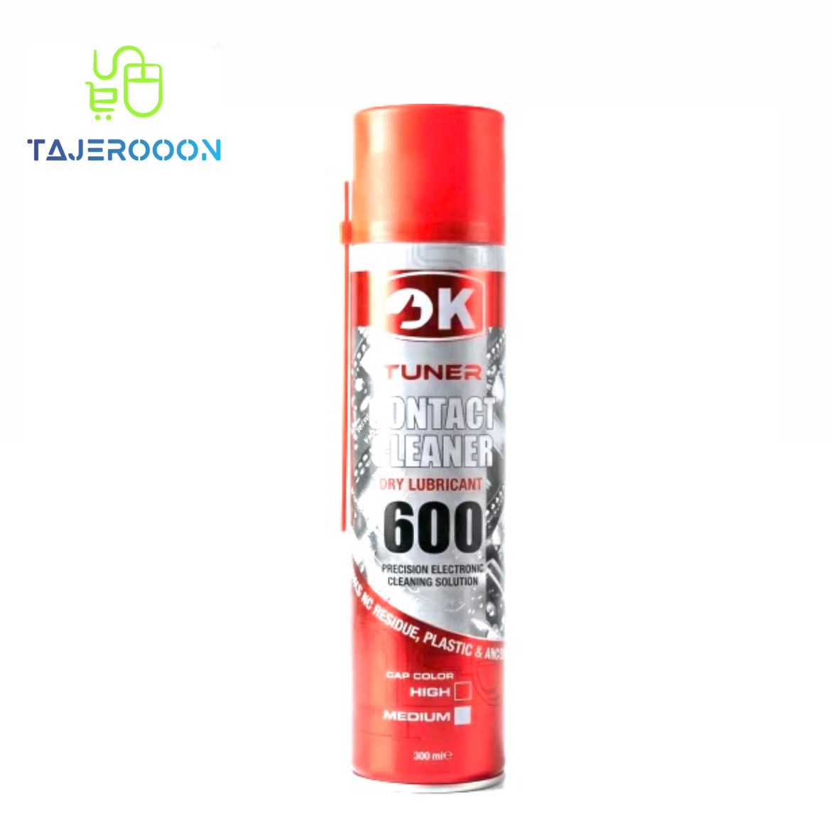 اسپری کنتاکتور شوی خشک PLUS OK 600 حجم 300میلی