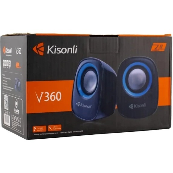 اسپیکر دسکتاپ کیسونلی مدل V-360 کد KP98