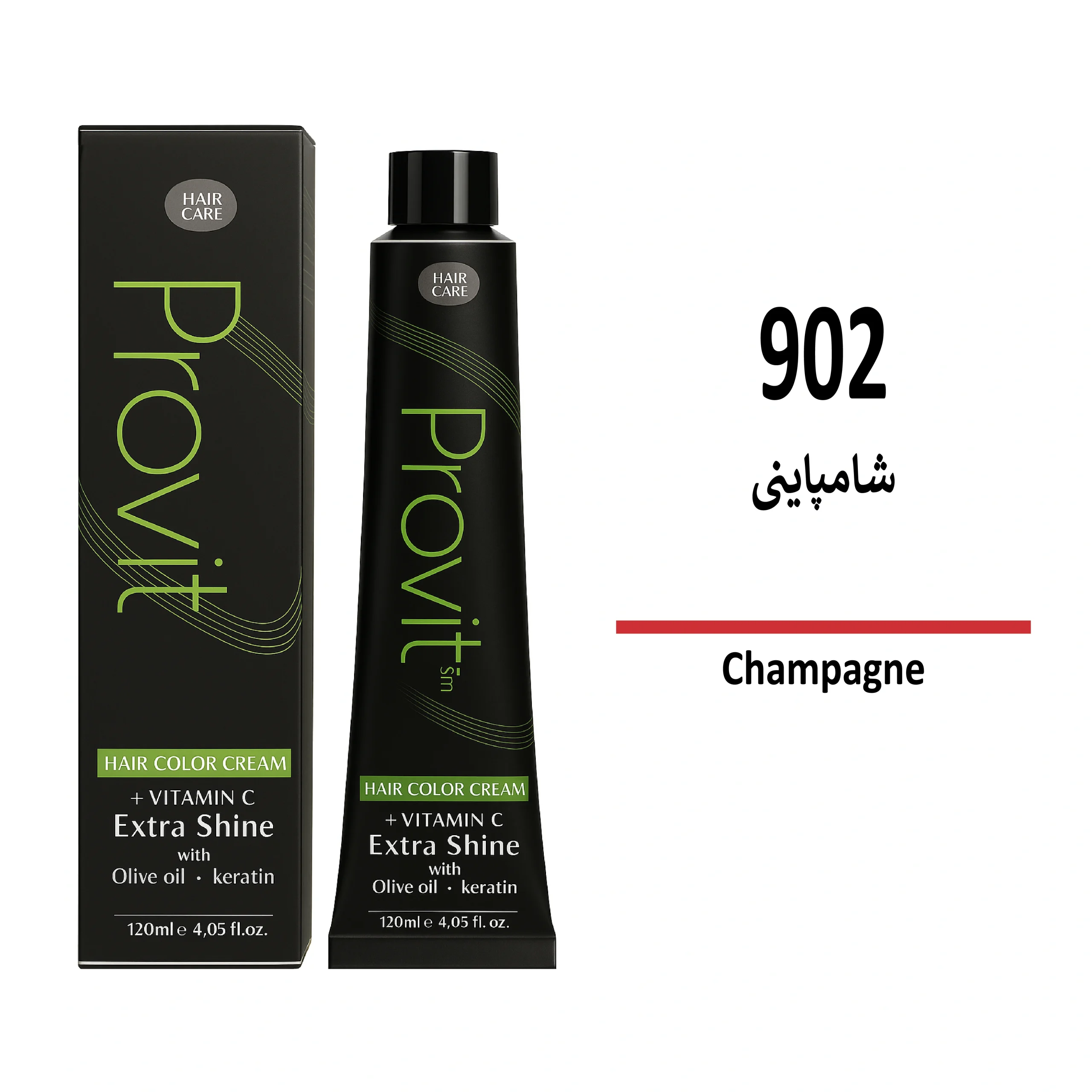 رنگ مو پرویت شامپاینی 902