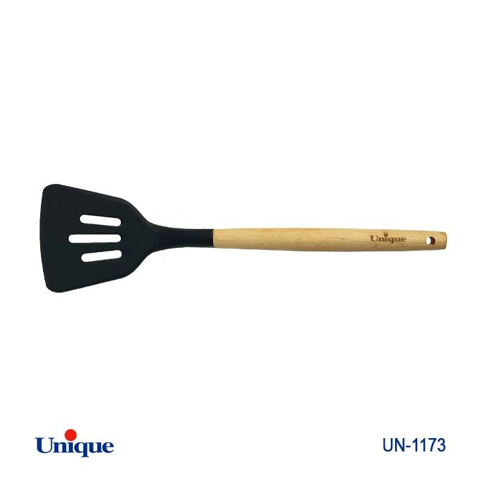 کفگیر برگردان یونیک Unique دسته چوبی کد UN-1173 (پس کرایه)