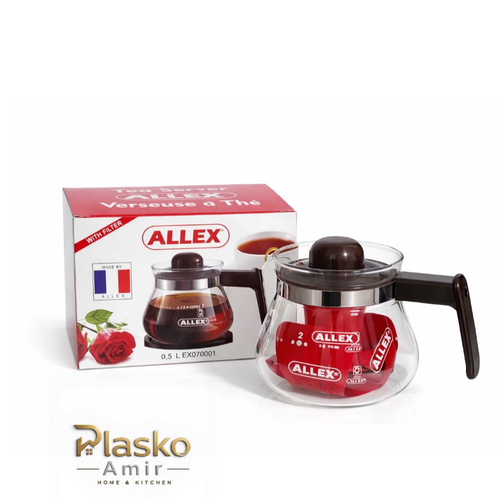 قوری پیرکس الکس مدل ایواکی فرانسه کوچک گنجایش 500ml
