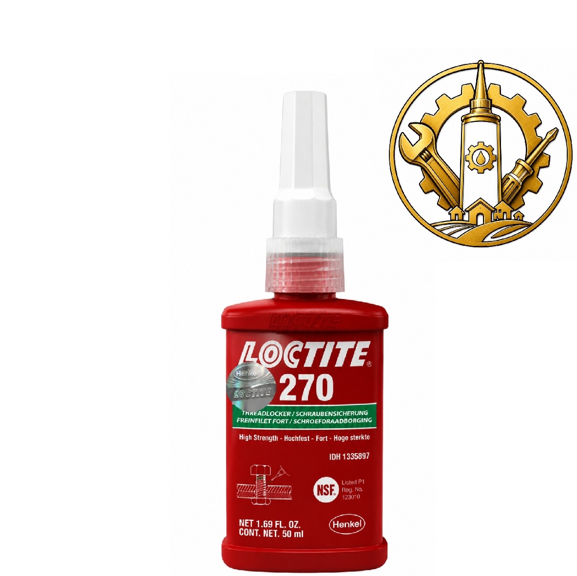 لاک تایت 270 پیچ و مهره 50 میل هنکل آلمان