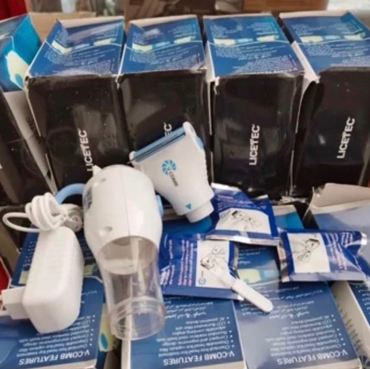 دستگاه شپش گیر برقی وی کامب 