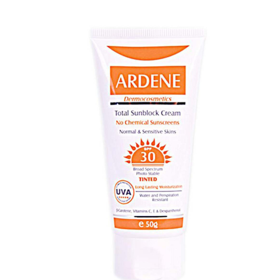 کرم ضد آفتاب رنگی آردن با SPF30 مناسب پوست نرمال و حساس حجم 50 گرم