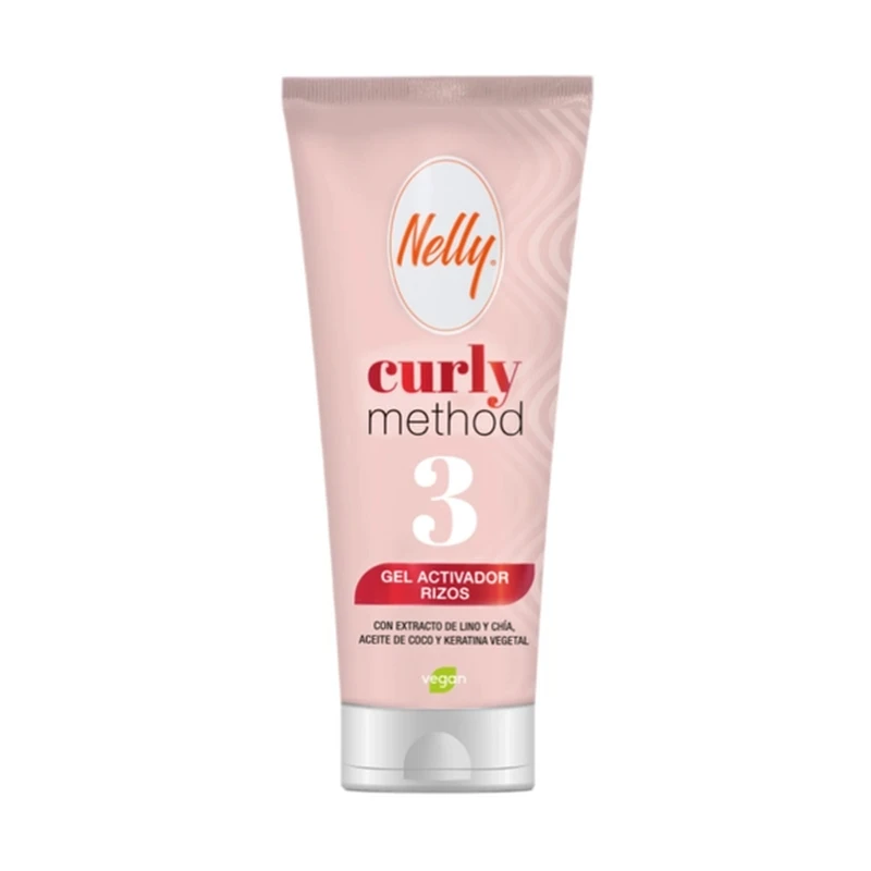 ژل مو مرطوب حالت دهنده مو با قدرت نگهداری 3 نلی مدل Curly مناسب موهای مجعد و فر حجم 200 میلی لیتر
