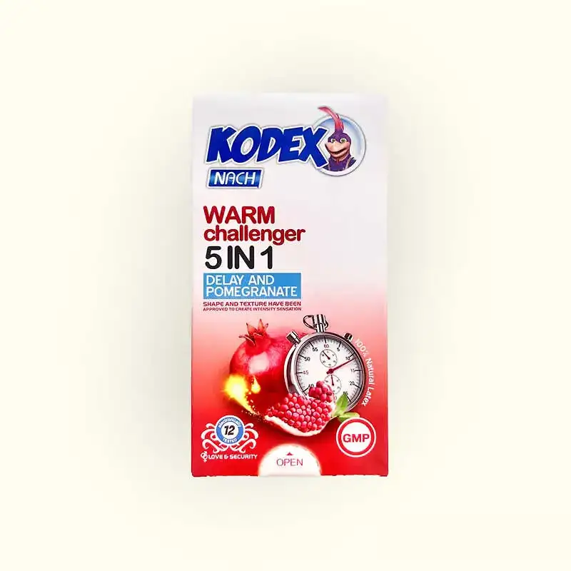 کاندوم 5کاره گرم ناچ کدکس NACH KODEX 5 IN 1