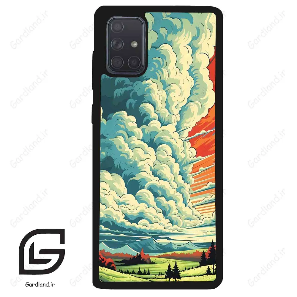 قاب گوشی سامسونگ ای 71 (Galaxy A71 ) طرح ابرنگی کد 2491 گادرلند نئو
