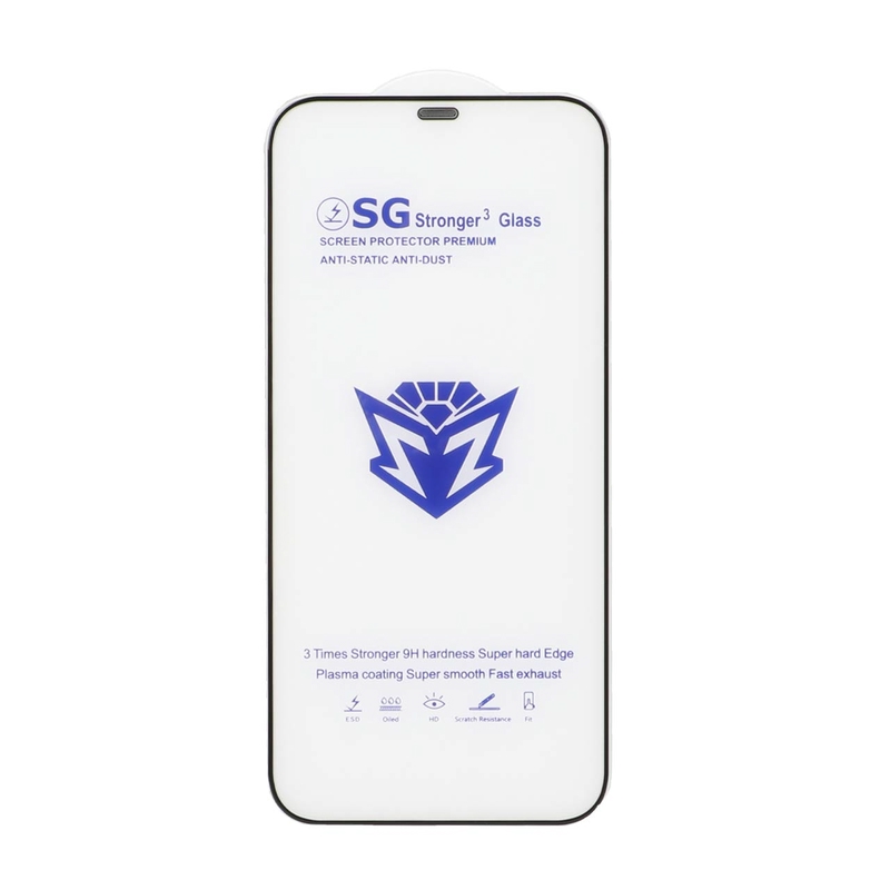 گلس گوشی iPhone 12 Pro Max آیفون شیشه ای SG آنتی استاتیک Full Cover Anti Static ESD اورجینال کد 638031