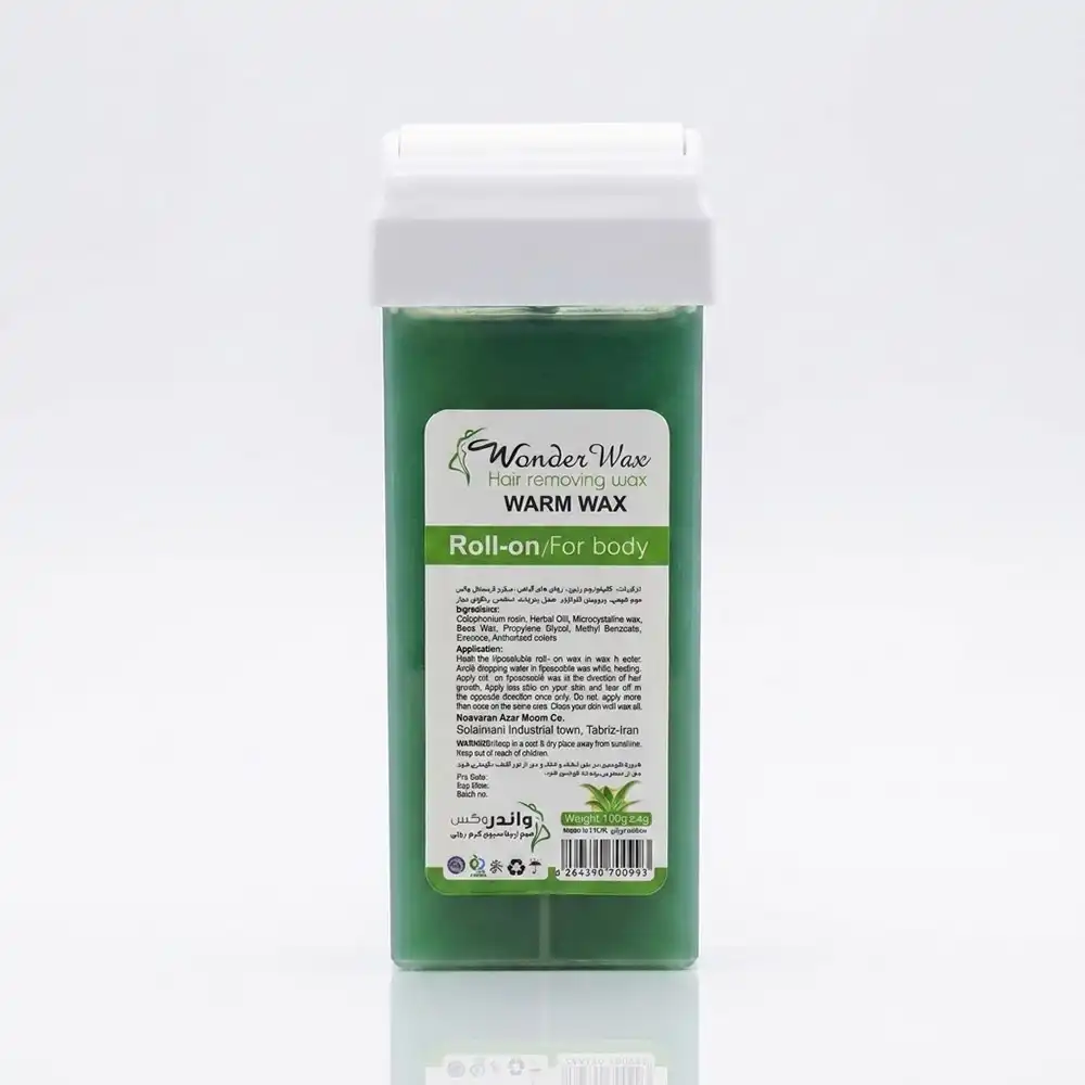 موم خشابی اپیلاسیون گرم واندروکس (Wonder Wax) سبز وزن 100 گرم