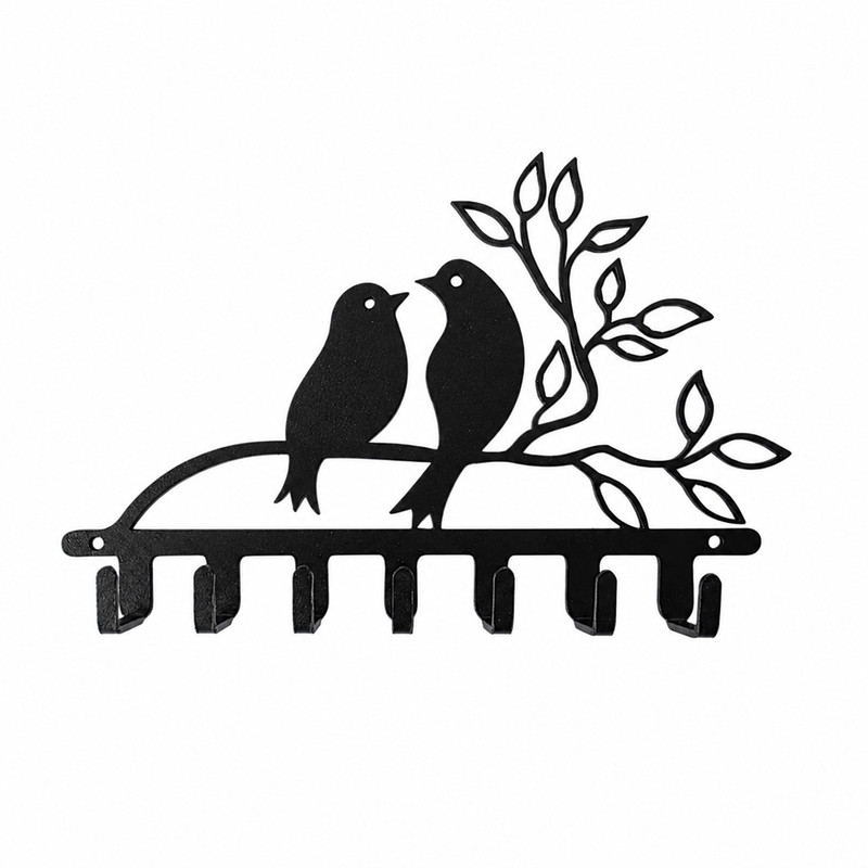 جاکلیدی طرح خانم و آقای گنجشک مدل FO-KH03