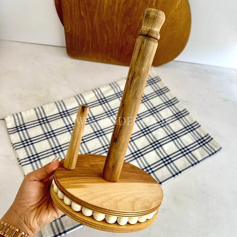 جادستمالی رولی چوبی مهره دار