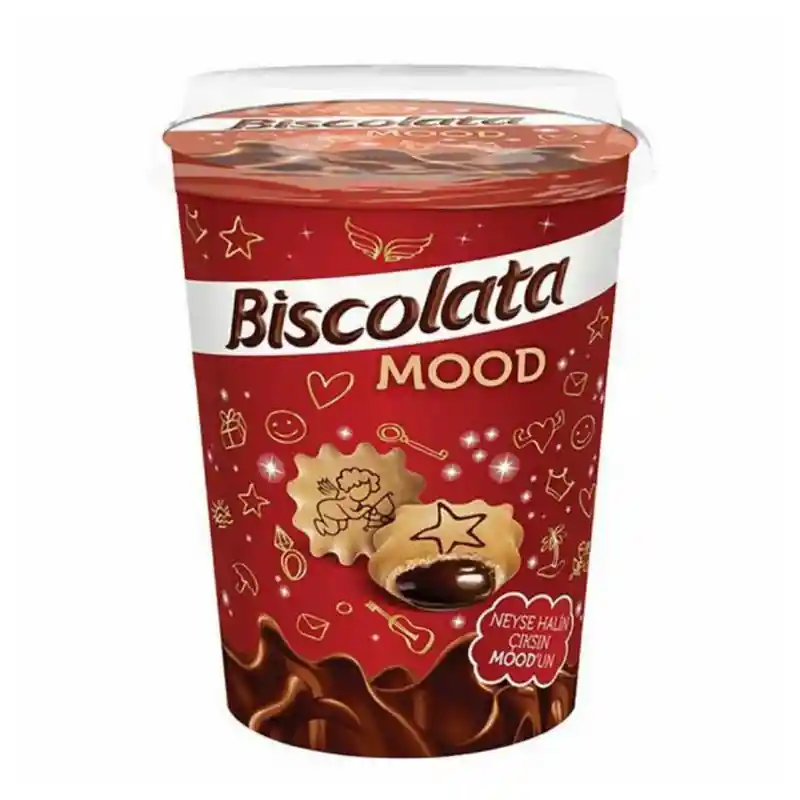 بیسکویت فانتزی با کرم شکلات لیوانی بیسکولاتا - 125 گرم Biscolata