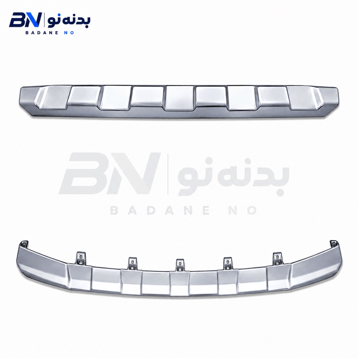 دیفیوزر سپر عقب کوییک رنگ نقره ای استاندارد فابریکی