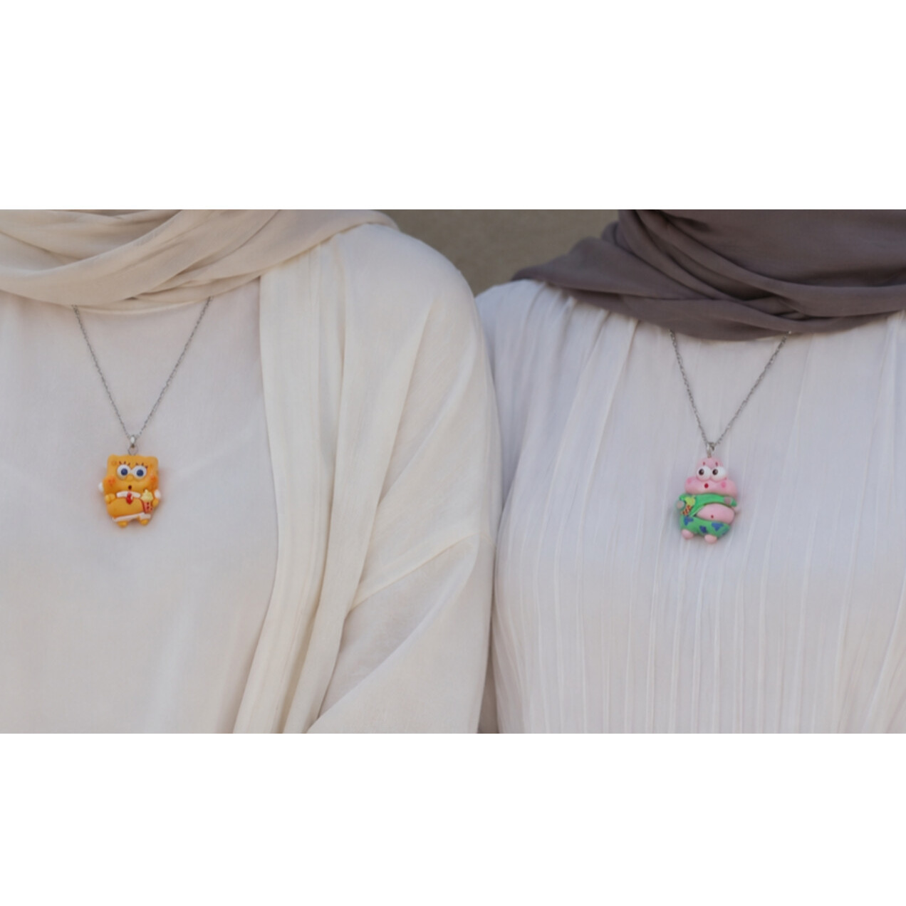 گردنبند ست باب اسفنجی و پاتریک