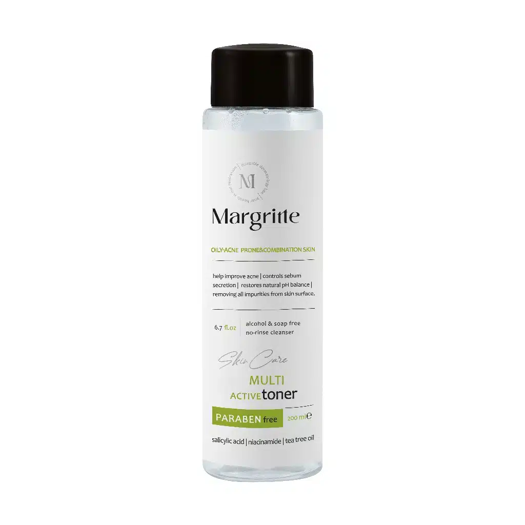تونر مولتی اکتیو پوست چرب مارگریت 200 میلی لیتر - Margritte Multi Active Toner For Oily Skin 200 ml