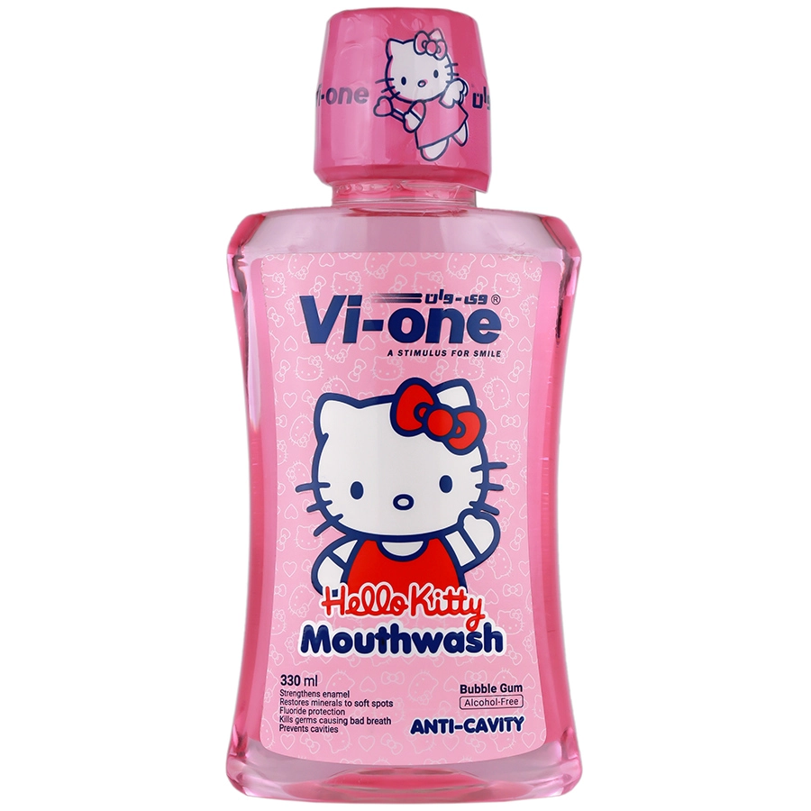 دهانشویه دخترانه وی وان 330 میلی -330mlvi one junior mouthwash alcohol free