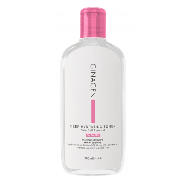 تونر رطوبت رسان عمیق صورت پوست خشک ژیناژن Ginagen Deep Hydrating Toner For Dry Skin مدل 1