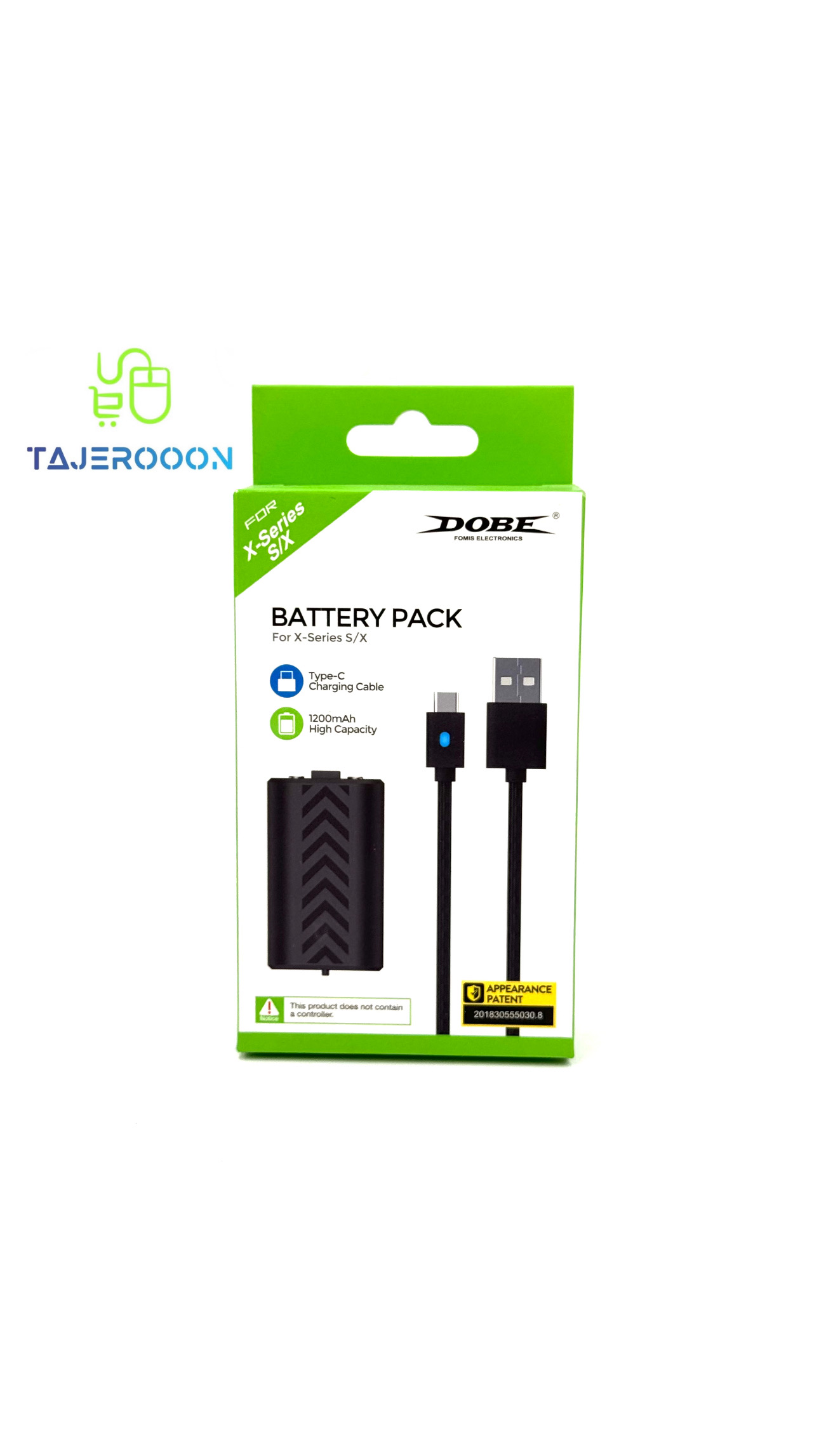 باتری 1200MAh و کابل شارژ Xbox مخصوص سری S و Xbox One