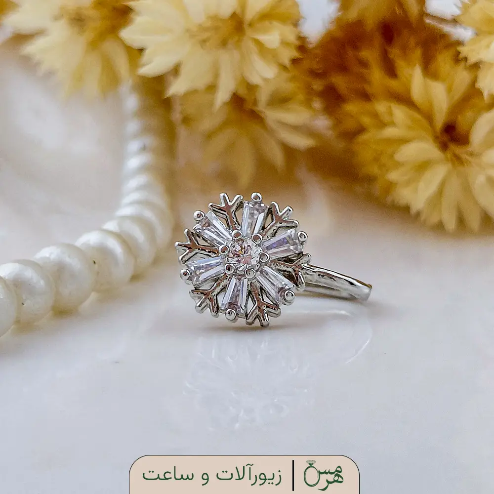 پیرسینگ فیک بینی استیل مدل برف