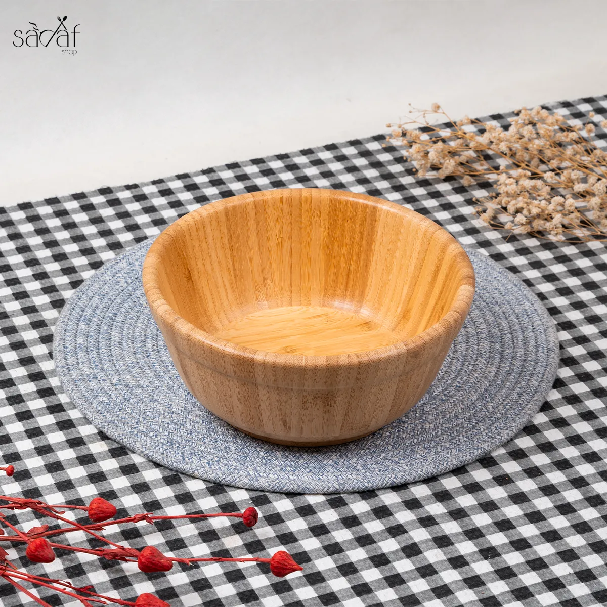 کاسه سرو بامبو خارجی (یک عددی)