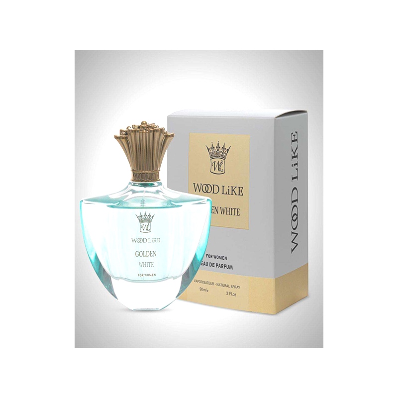 ادکلن زنانه وودلایک مدل GOLDEN WHITE حجم 90ml