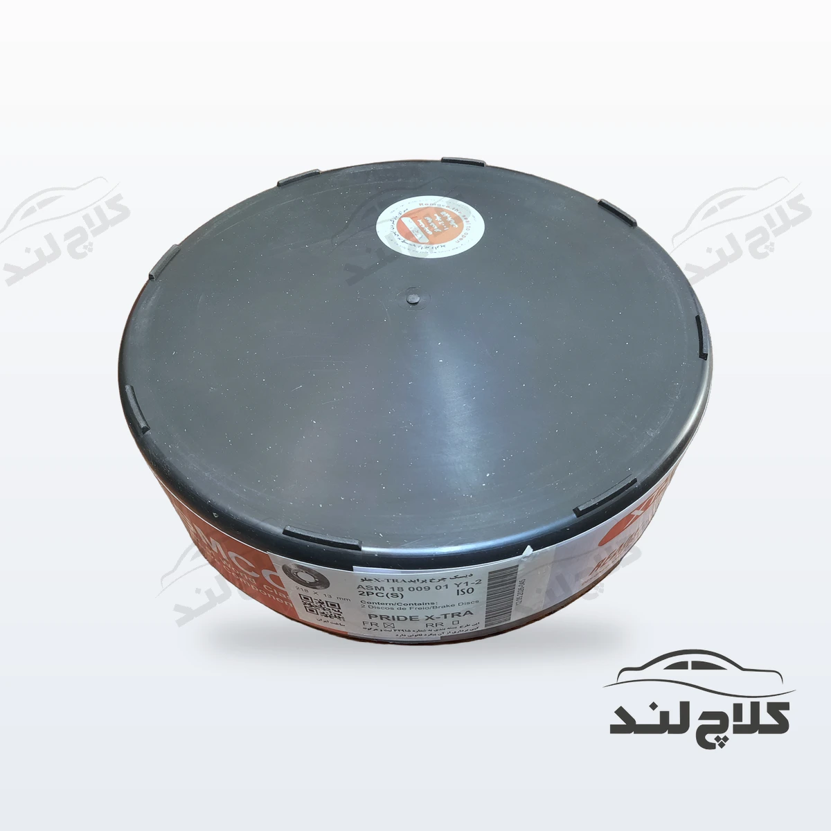 دیسک چرخ ترمز جلو پراید سوراخدار آسمکو