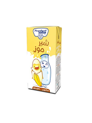 شیر موز پاکتی 200CC پگاه