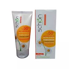ضد آفتاب بدون رنگ spf 50 مناسب پوست های خشک تا نرمال 50 میل شون + SPF50