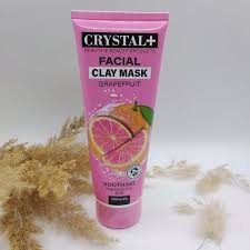 ماسک صورت کریستال حاوی عصاره خاک رس و عصاره گریپ فروت مناسب پوست حساس حجم 250 میلی لیتر