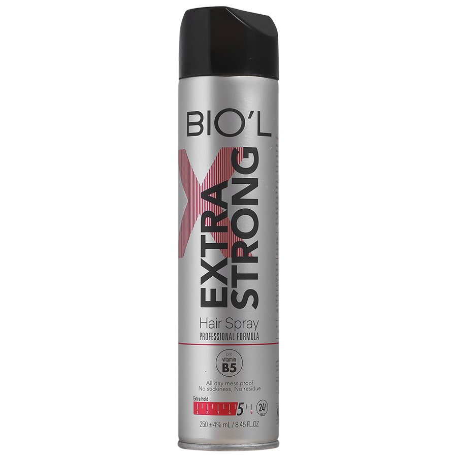 اسپری حالت دهنده مو بیول مدل Extra Strong حجم 250 میل