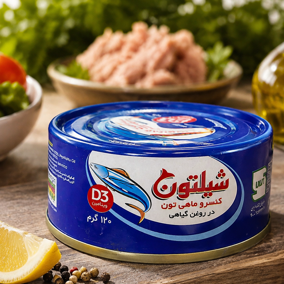 تن ماهی 120گرمی شیلتون