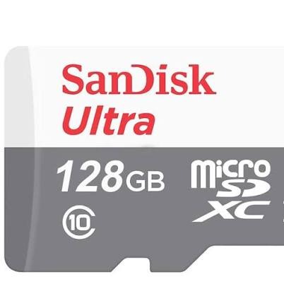 کارت حافظه microSDXC سن دیسک مدل Ultra A1 کلاس 10 استاندارد UHS-I سرعت 140MBps ظرفیت 128 گیگابایت
