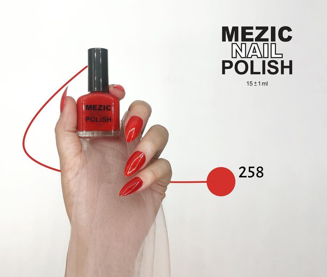 لاک ناخن مزیک MEZIC شماره 258