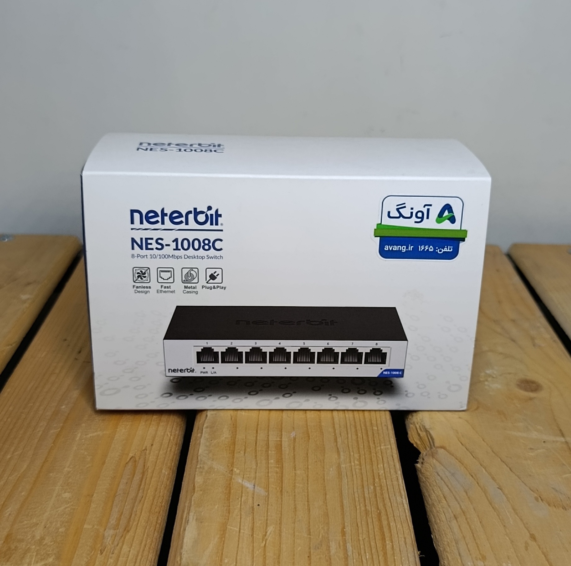 سوئیچ شبکه 8 پورت نتربیت مدل NES-1008C
