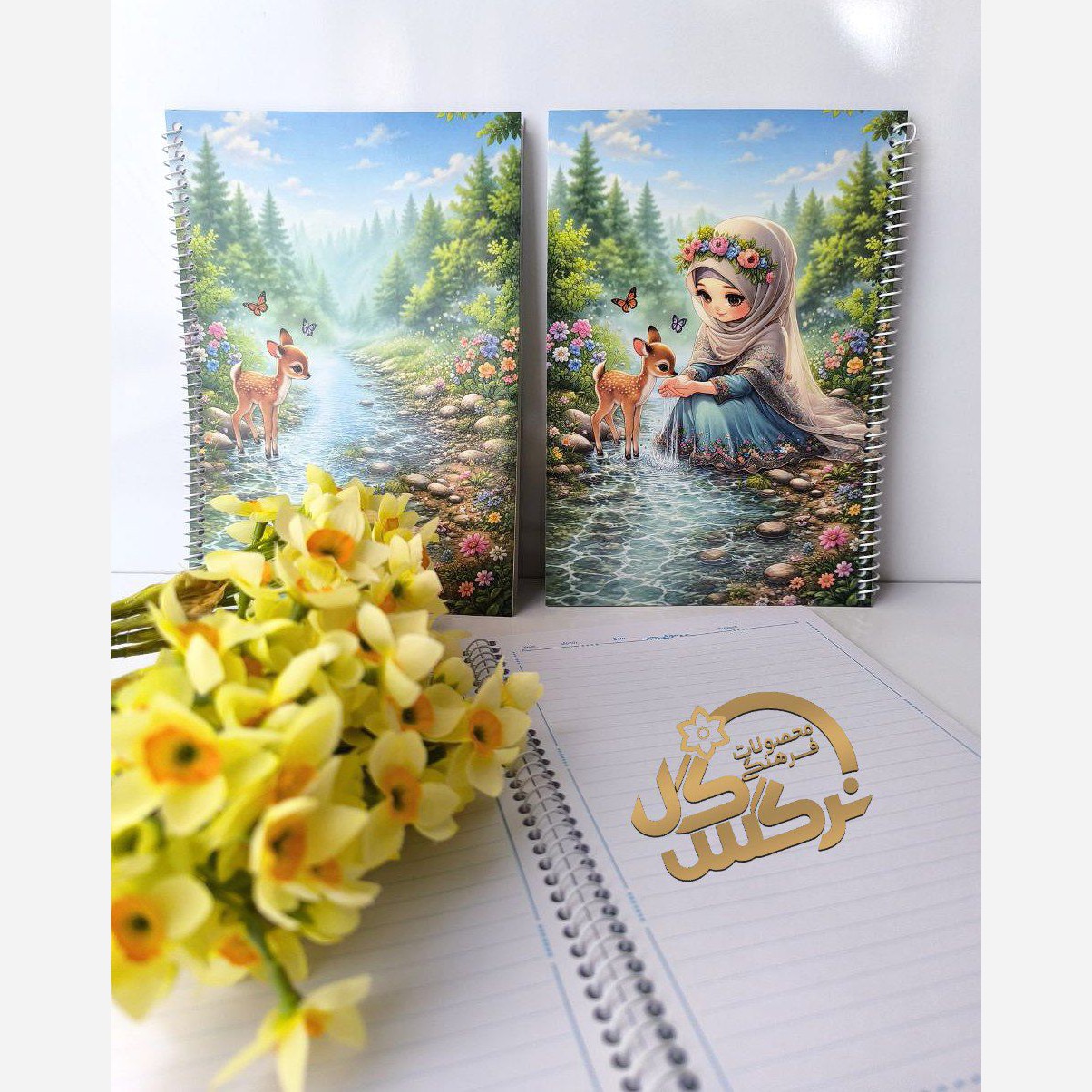 دفترخطی50برگ دخترانه10