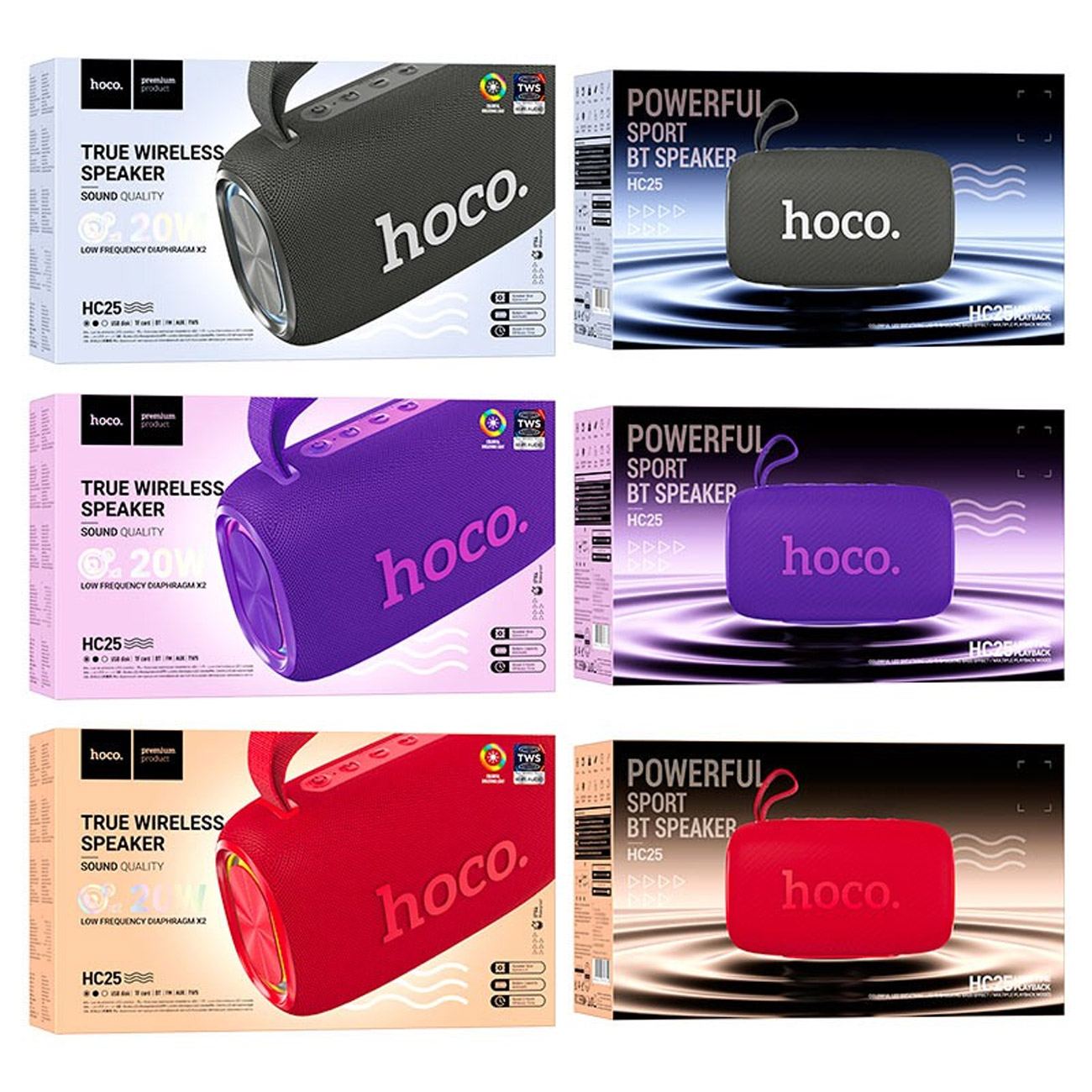 اسپیکر بلوتوثی هوکو Hoco مدل HC25 Radiant توان 20 وات