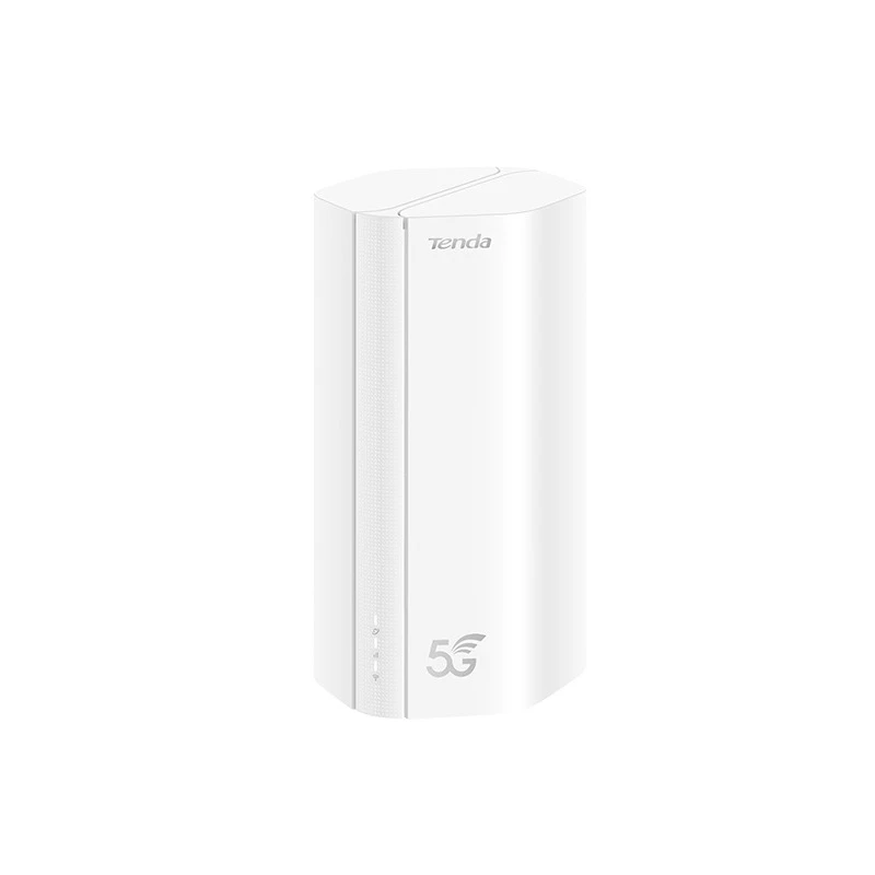 مودم روتر 5G بیسیم تندا مدل 5G01 با پشتیبانی از Wi-Fi 6، سرعت تا 1500 مگابیت، 6 آنتن داخلی Beamforming، پردازنده چهار ه