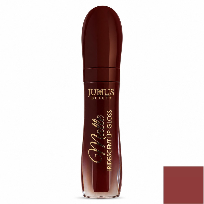 رژ لب مایع مات جولیوس مدل IRIDESCENT شماره 6 رنگ قرمز آجری