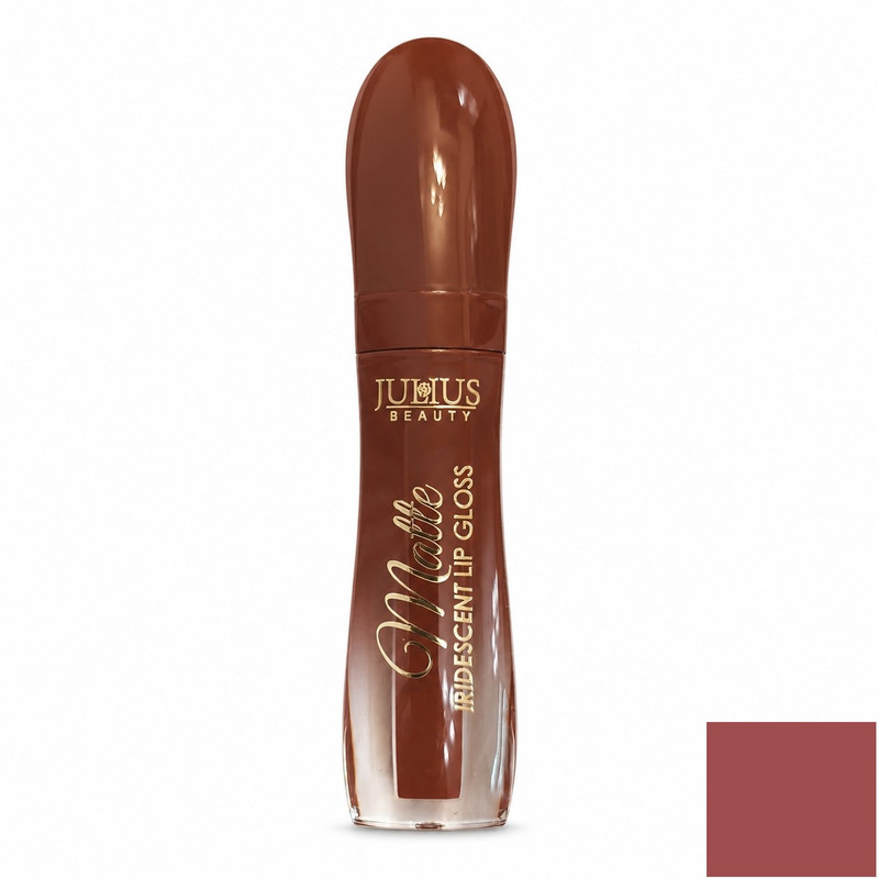 رژ لب مایع مات جولیوس مدل IRIDESCENT شماره 1 رنگ گوشتی