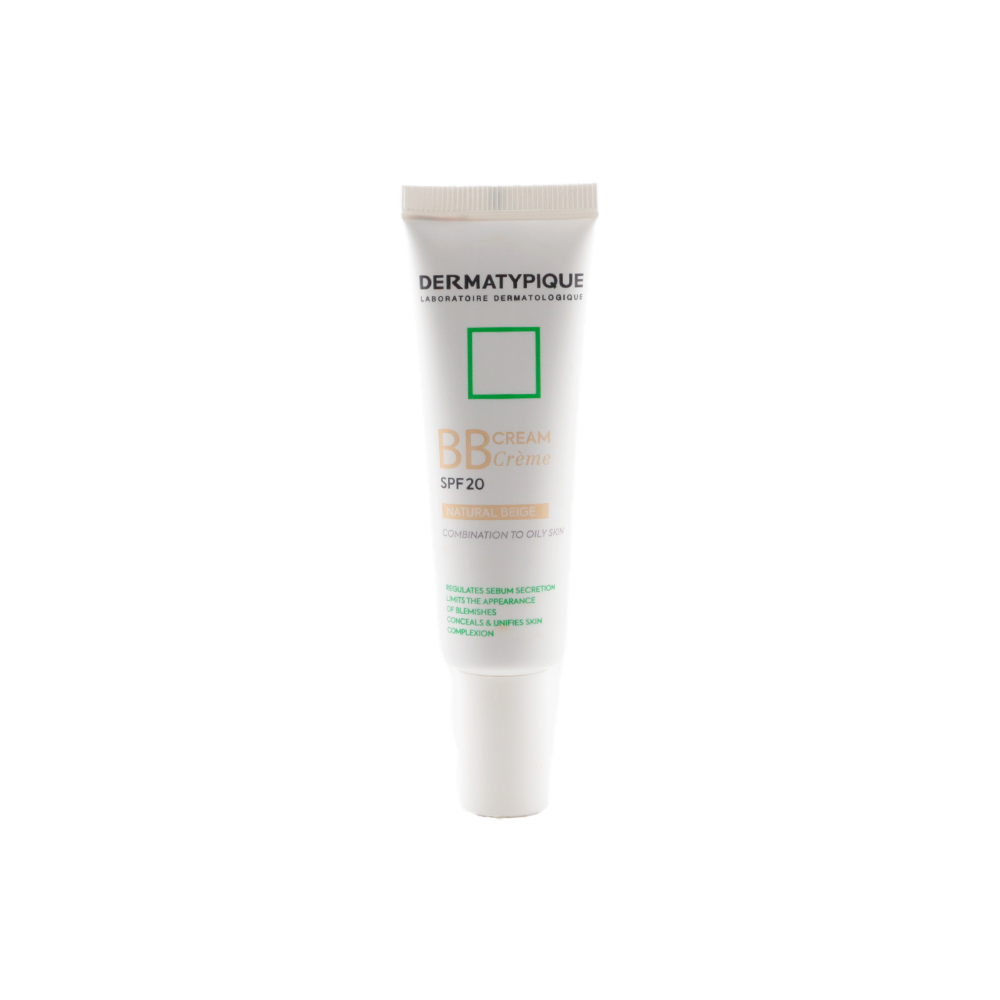 بی بی کرم درماتیپیک رنگی NATURAL BEIGE با SPF20 حجم 30 میلی لیتر