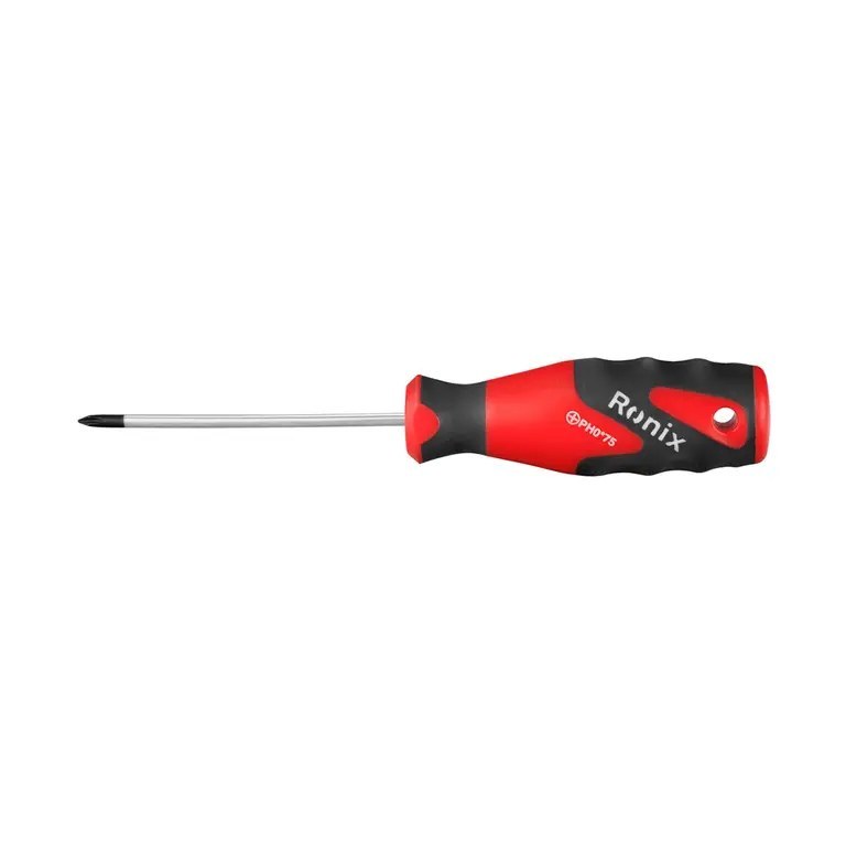 پیچ گوشتی تکی دسته TPR چهارسو 75*3 RH-2835 رونیکس