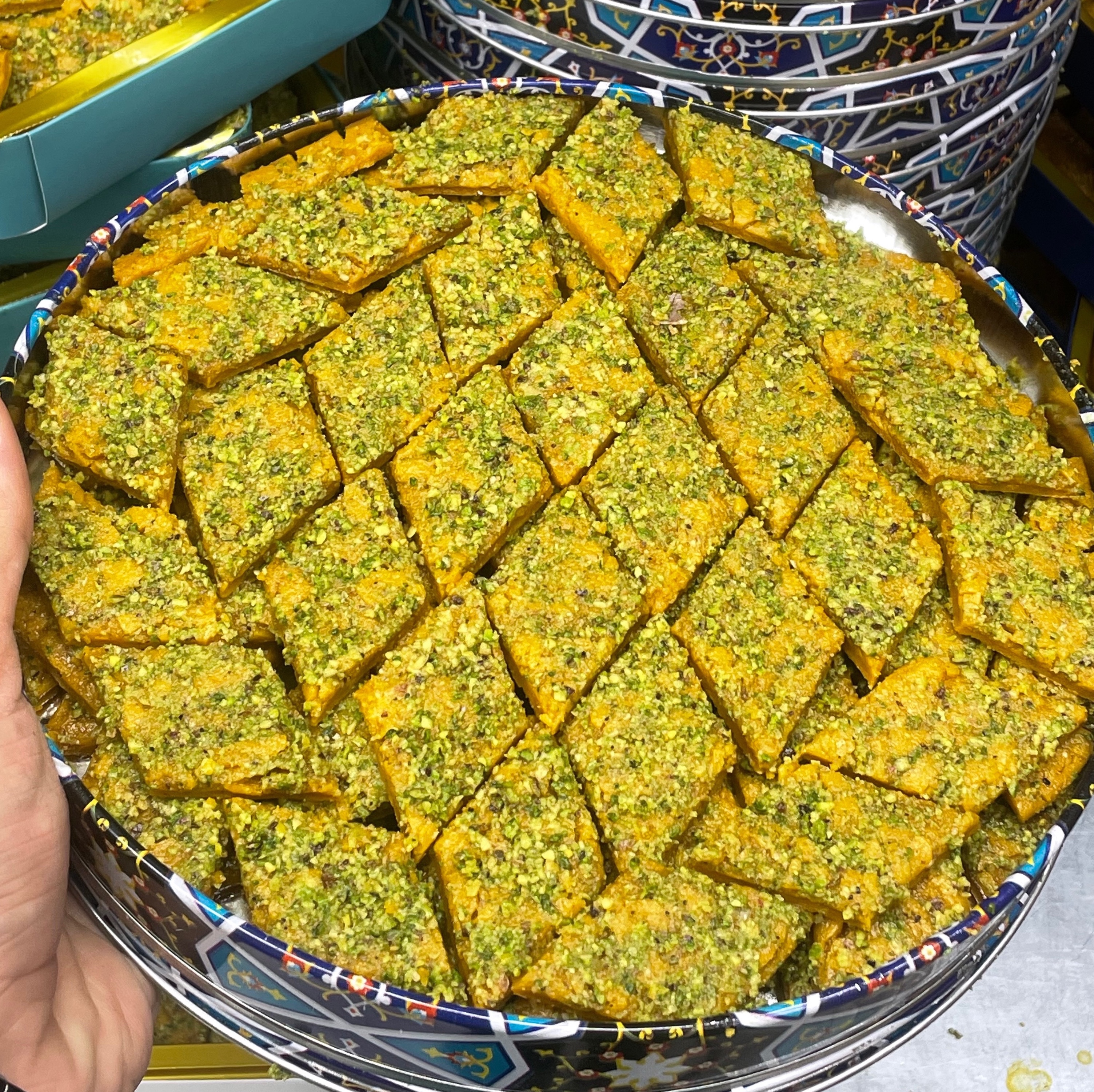 سوهان کره ای باقلوایی تازه 